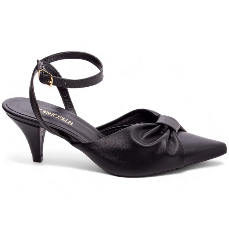 Scarpin Sapato Salto Médio Baixo Bico Fino Feminino 6 cm Torricella