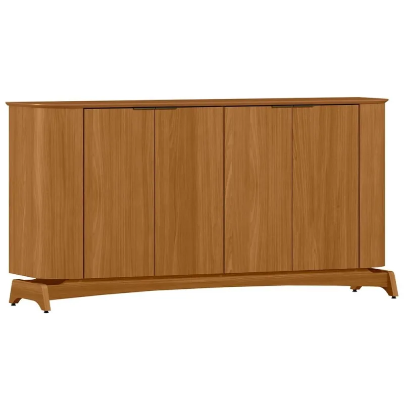 Aparador Buffet Para Sala de Jantar 160cm Verbena N01 Ypê - Lyam Decor - Lyam Decor - Móveis