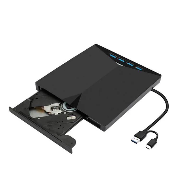 Leitor E Gravador De Dvd Externo Usb 3.0 Leitor De Cartao Sd E Micro Sd Dvd-rw-mu F3 - 17