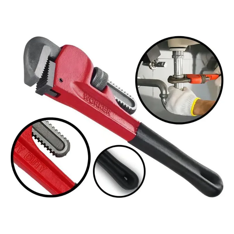 10x Chave De Grifo Cano Americana 12 Profissional Fertak