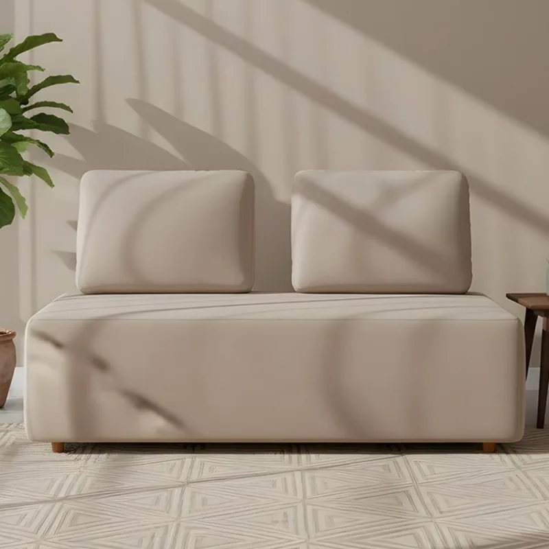 Sofá 2 Lugares 148cm Sala De Estar Rovier Veludo Bege Z32 - Mpozenato - Mpozenato - Móveis