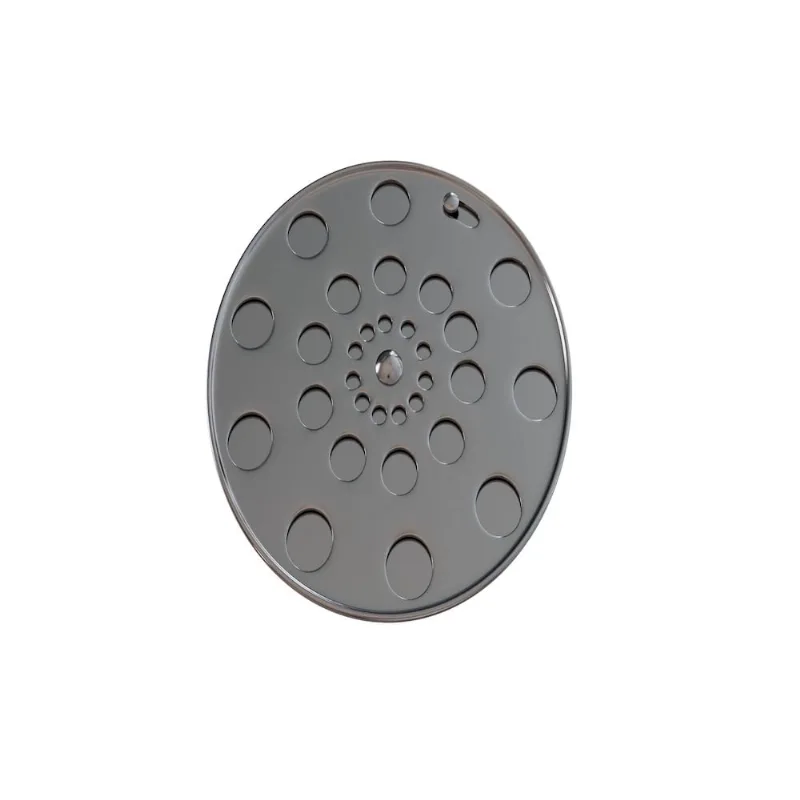 Grelha Premium Rotativa Redonda 15Cm Inox