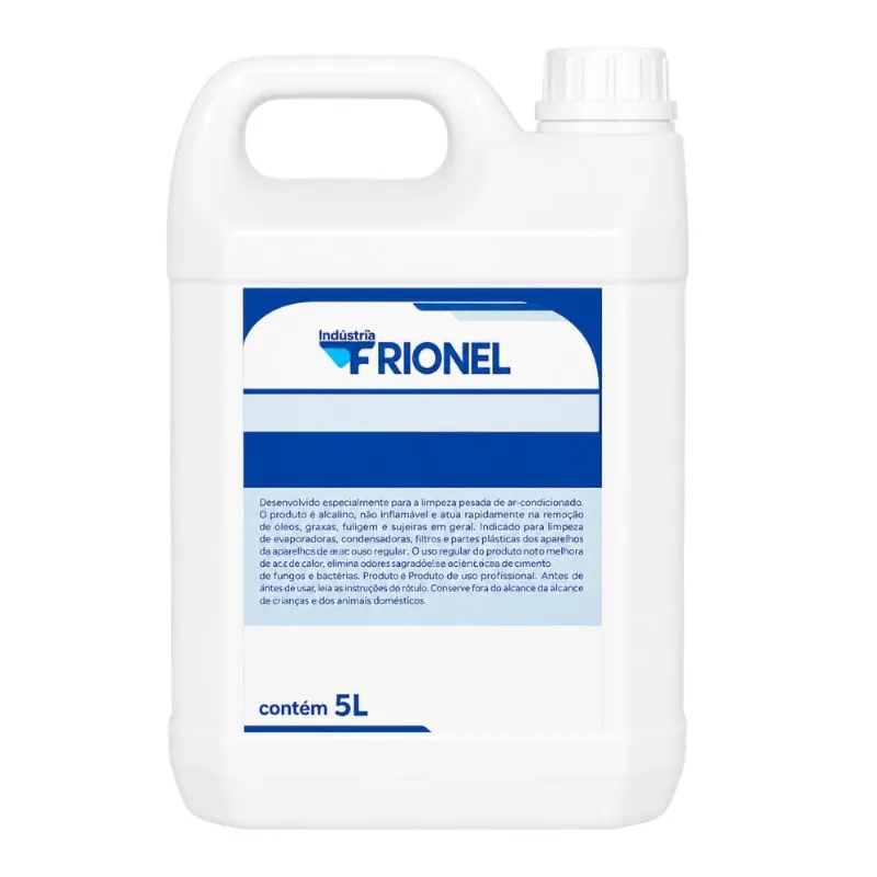 Detergente Desincrustante para Limpeza Ar Condicionado Frionel Detergente Desincrustante 5 Litro para Limpeza de Ar Condicionado