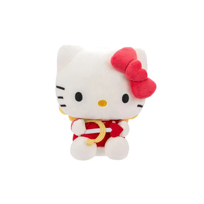 Pelúcia Hello Kitty Cupido 18cm Sanrio com Arco e Asas – Produto Original Sunny Brinquedos