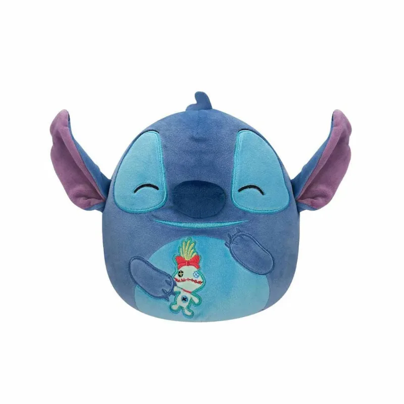 Bicho de Pelúcia Squishmallows Disney Stitch Sunny 3848 Com Scrump Original Antialérgico Licenciado