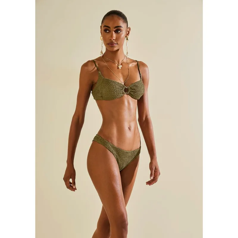 Biquini Meia Taça Nerina Verde G - Morena Rosa