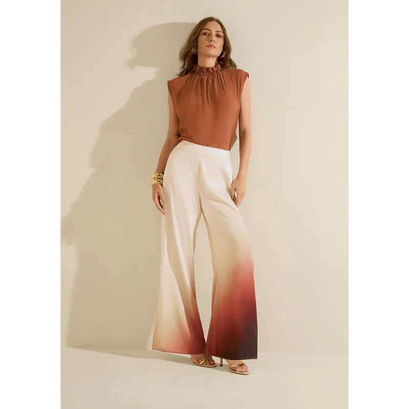 Calça Pantalona Nuance Bege 40