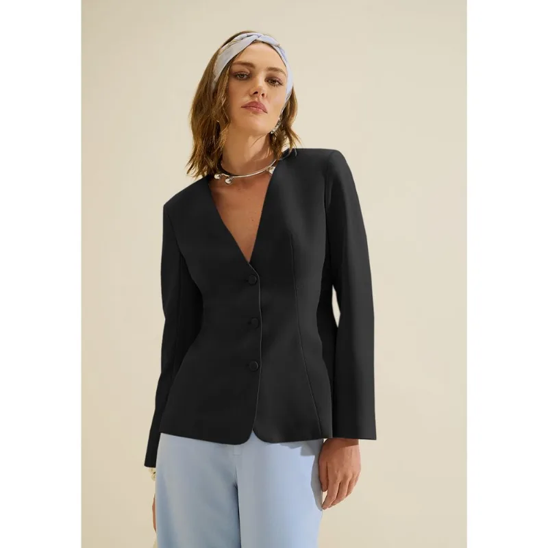 Blazer Ajustado Origem Preto M