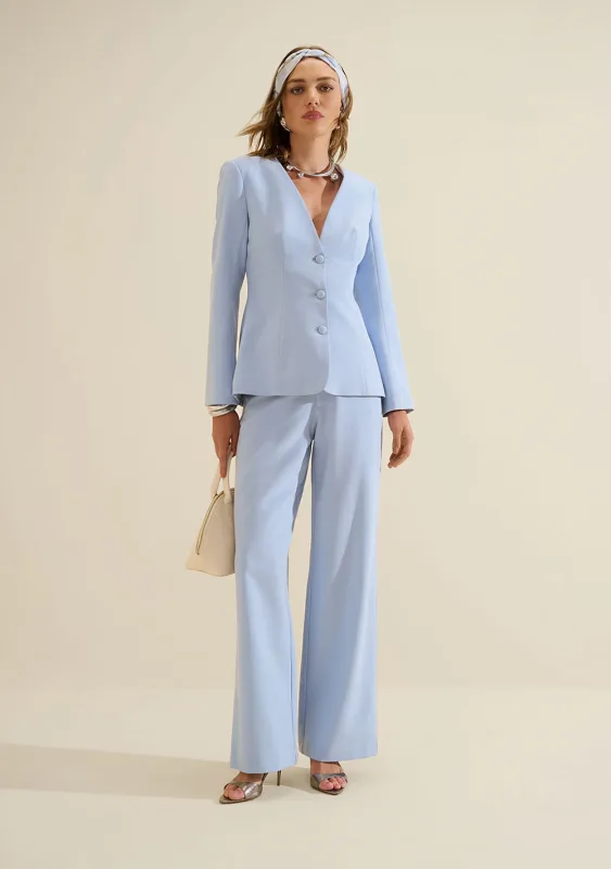 Blazer Ajustado Origem Azul - Morena Rosa - Coleções