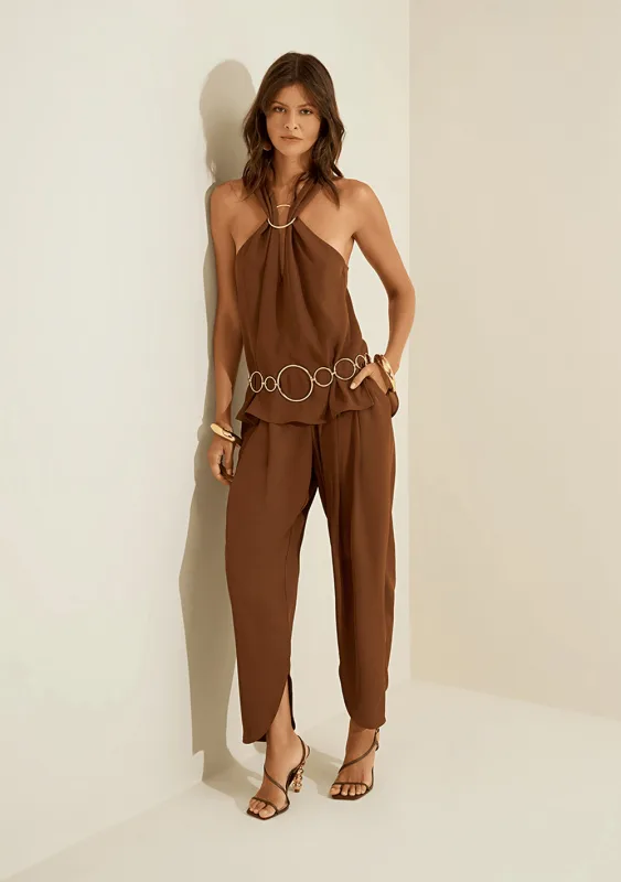 Calca Jogging Moka Marrom - Morena Rosa - Linhas