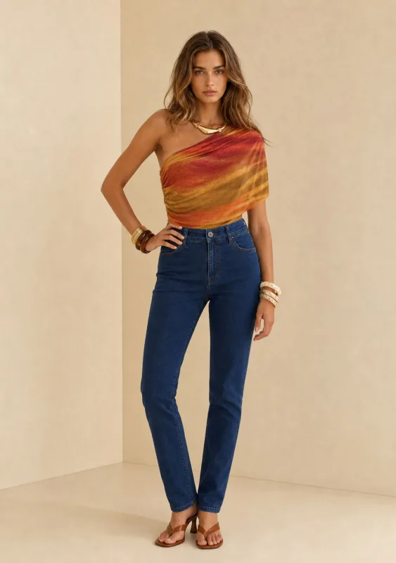 Calca Skinny Maré Azul - Morena Rosa