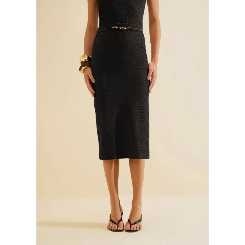 Saia Lapis Melia Preto 40