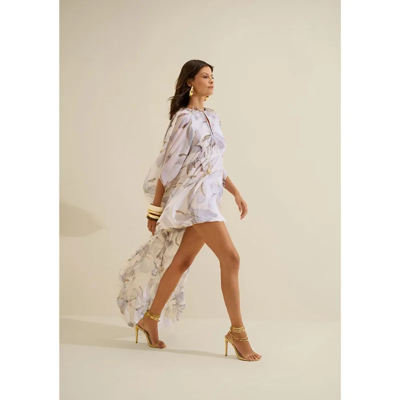 Vestido Curto Nereia Azul M - Morena Rosa