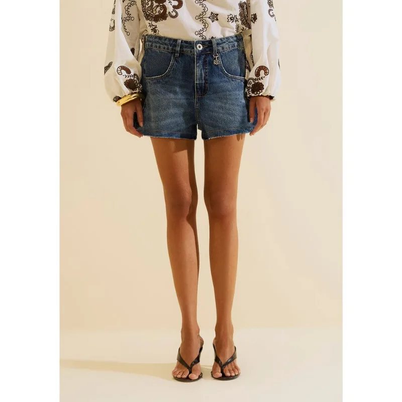 Shorts Amplo Maré Azul 40