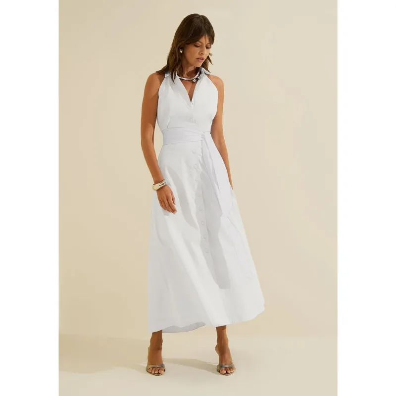 Vestido Midi Aeris Branco G