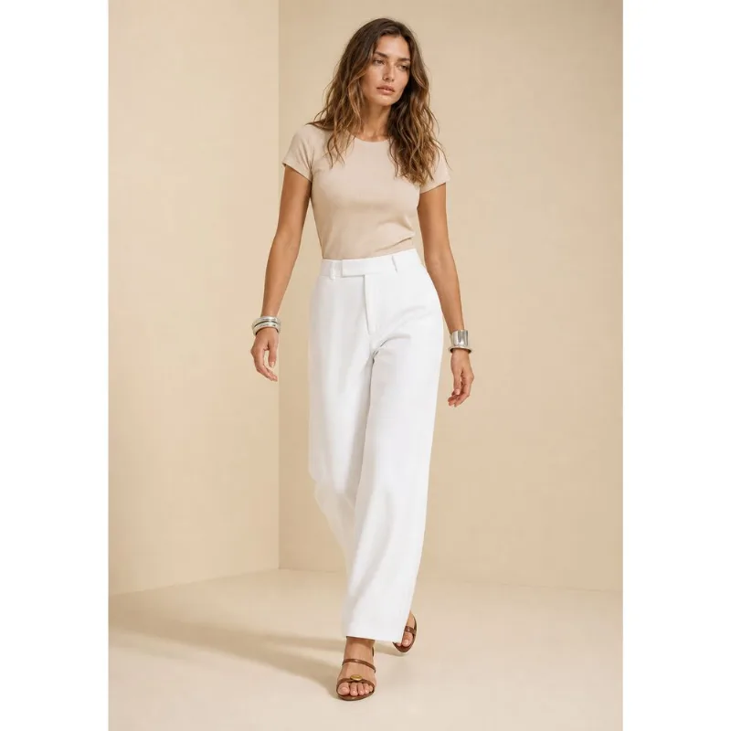 Calca Reta Origem Off White 44 - Morena Rosa