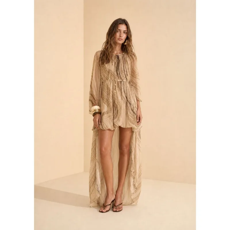 Vestido Curto Nereia Off White G - Morena Rosa