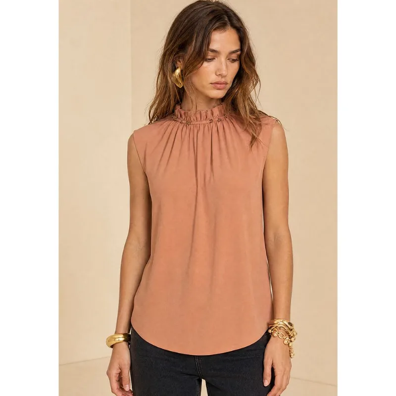 Blusa Gola Alta Moka Rosa M - Morena Rosa
