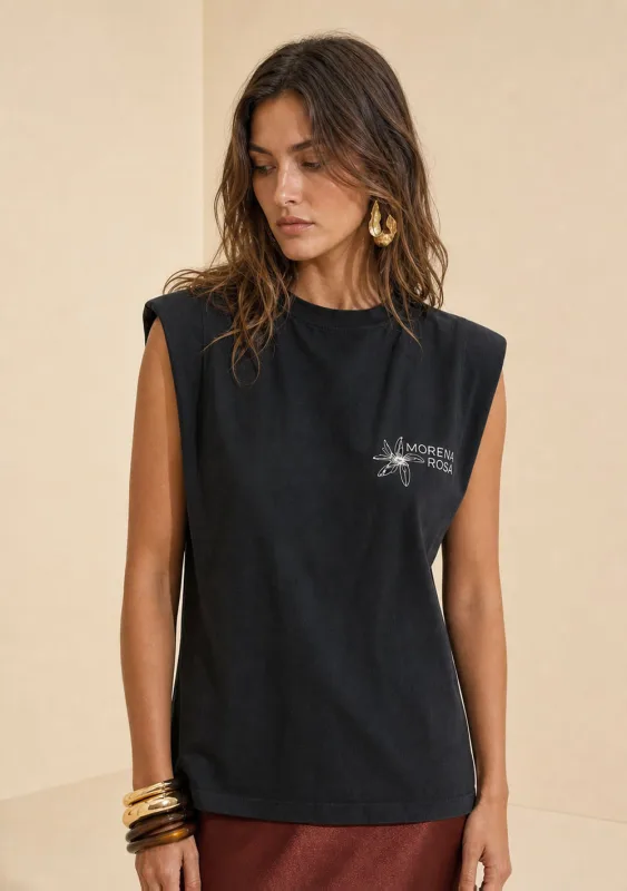 Camiseta Regata Origem Preto - Morena Rosa