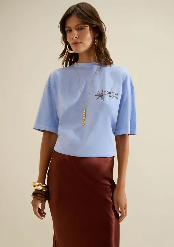 Camiseta Regata Origem Azul - Morena Rosa - Coleções