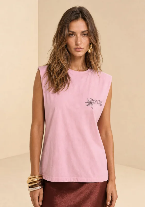 Camiseta Regata Origem Rosa - Morena Rosa - Coleções