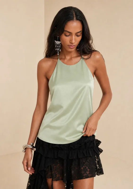 Regata Solta Selene Verde - Morena Rosa - Coleções