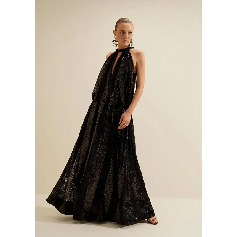 Vestido Longo Eclipse Preto G