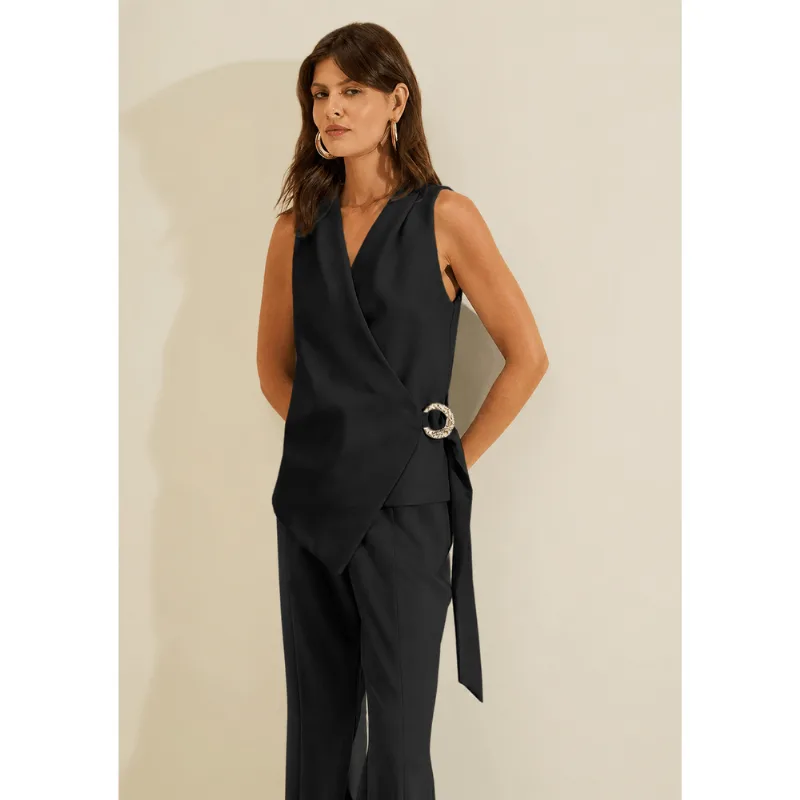 Blusa Decote V Origem Preto PP