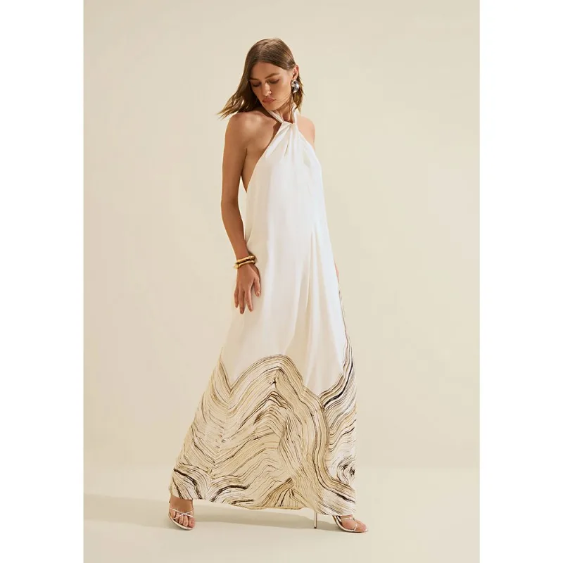 Vestido Cava Francesa Nereia Off White PP