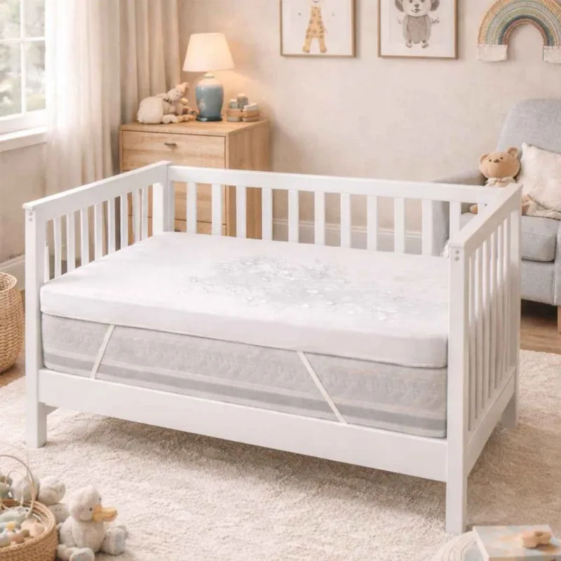 Pillow Top Para Berço Impermeável 10cm Espuma Soft D23 70x130cm Home&cia