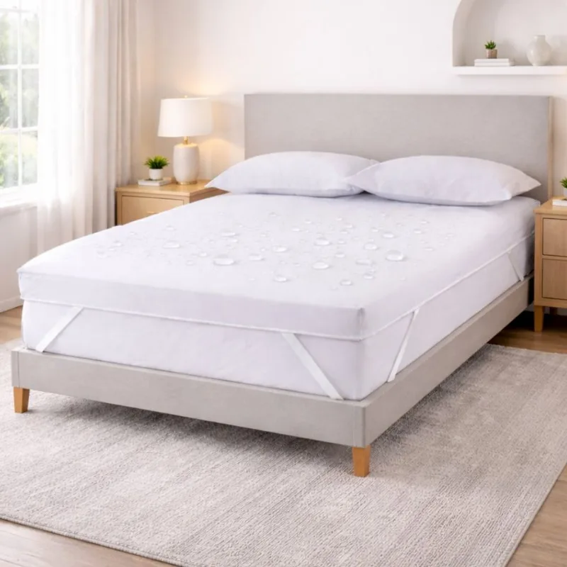 Capa Impermeável Para Pillow Top King 10cm 195x203cm Home&Cia Branco