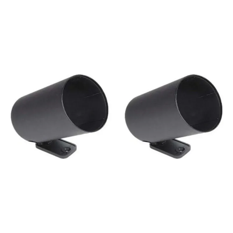10x Copinho Para Manômetro Plástico 52mm Preto - 2 Peças