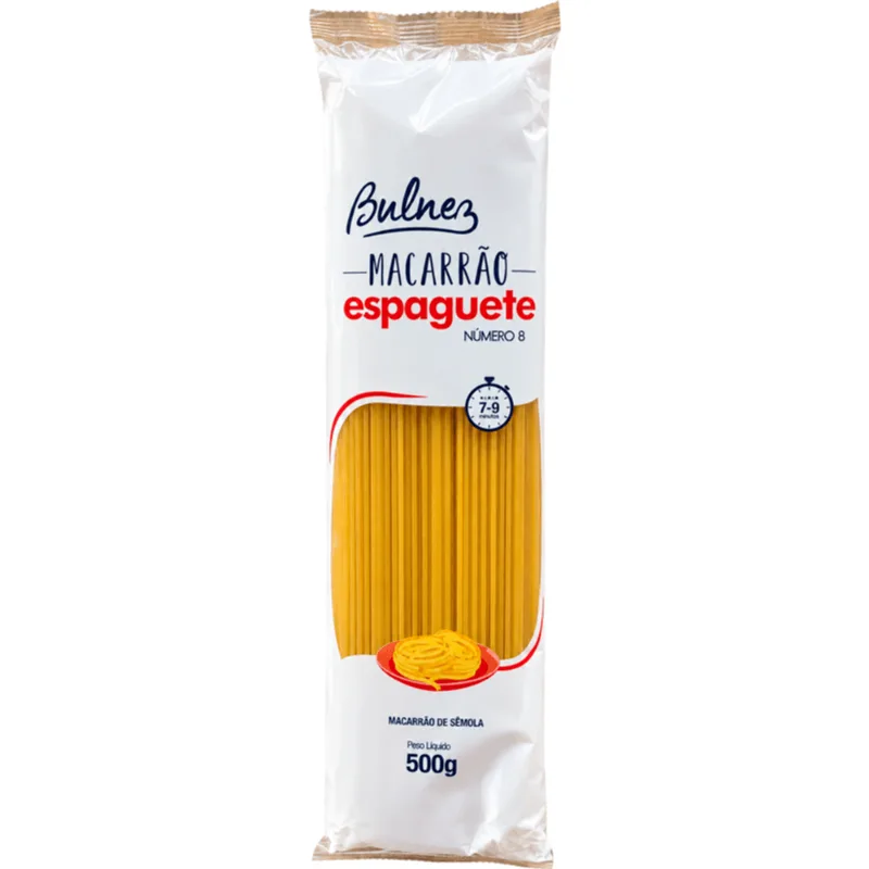 Macarrão de Sêmola Bulnez Espaguete 500g