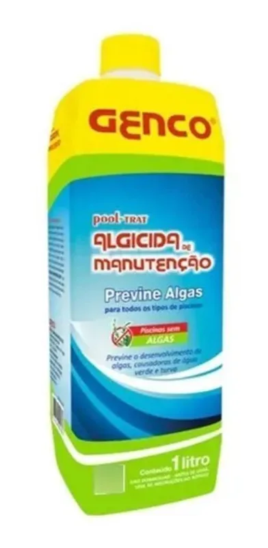 2x Algicida Manutenção Piscina Pooltrat Previne Algas 1 L Ge - Não Informado - Esporte E Lazer