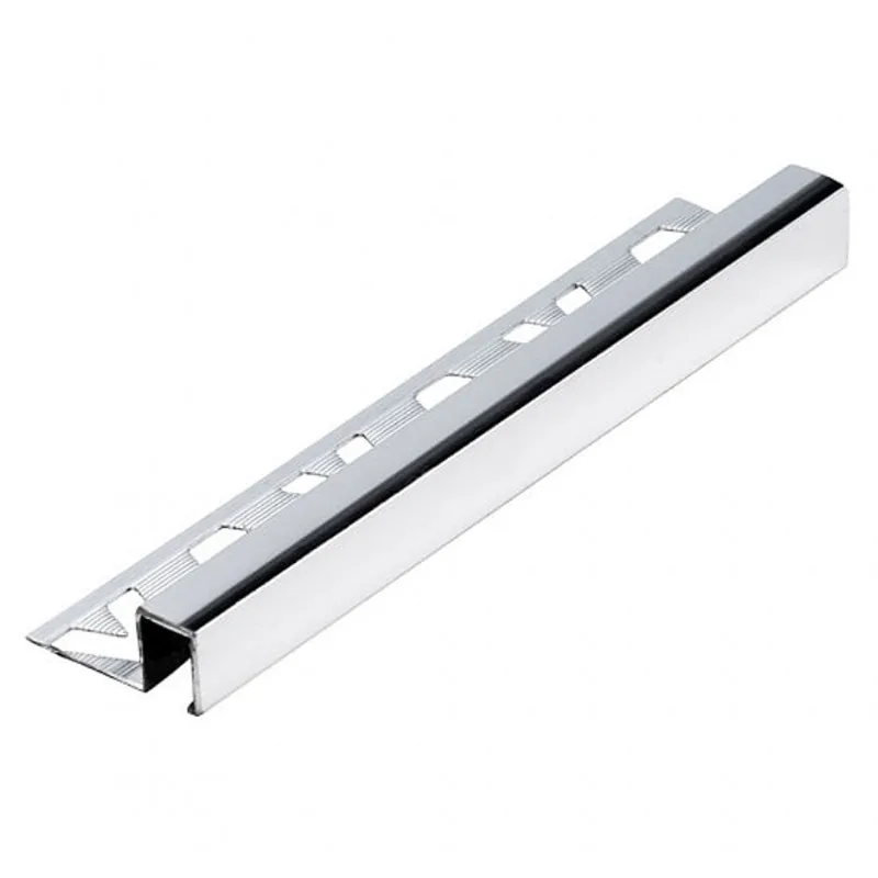 perfil aluminio firenze 3.00m viscardi cromado/bril - 109