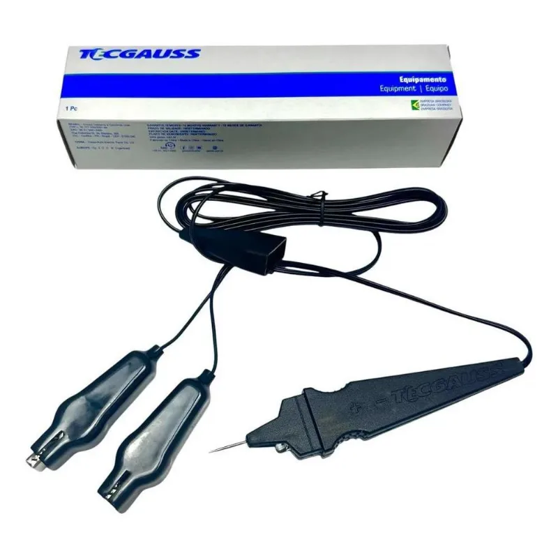 10x Caneta Teste Polaridade Com Iluminação Gauss 12v E 24v