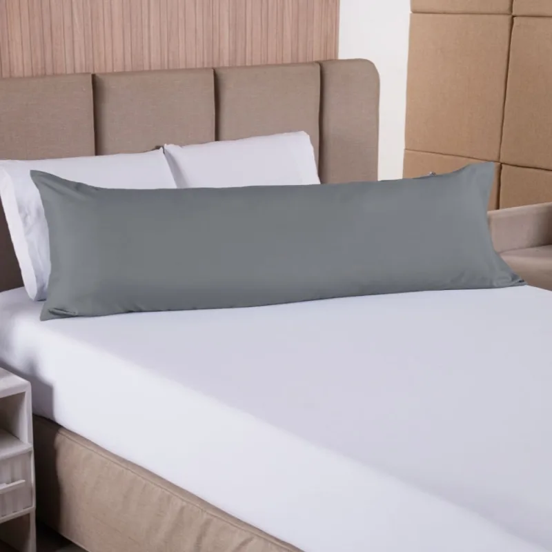 Fronha Capa Para Travesseiro Fofuxão Versatile Zíper Cinza - Home Fernandes