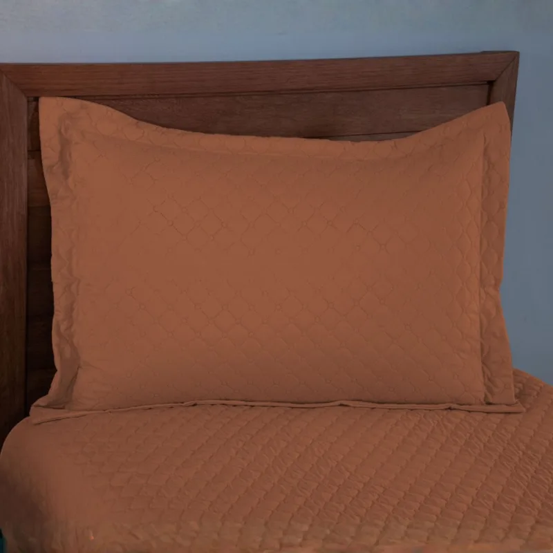 Porta Travesseiro Comfort Matelado Ultrassônico Terracota - Valle Distribuidora - Ar E Ventilação