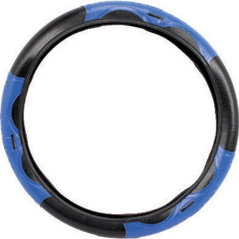 Capa Para Volante 80 A3 A4 Preta Com Azul 38cm