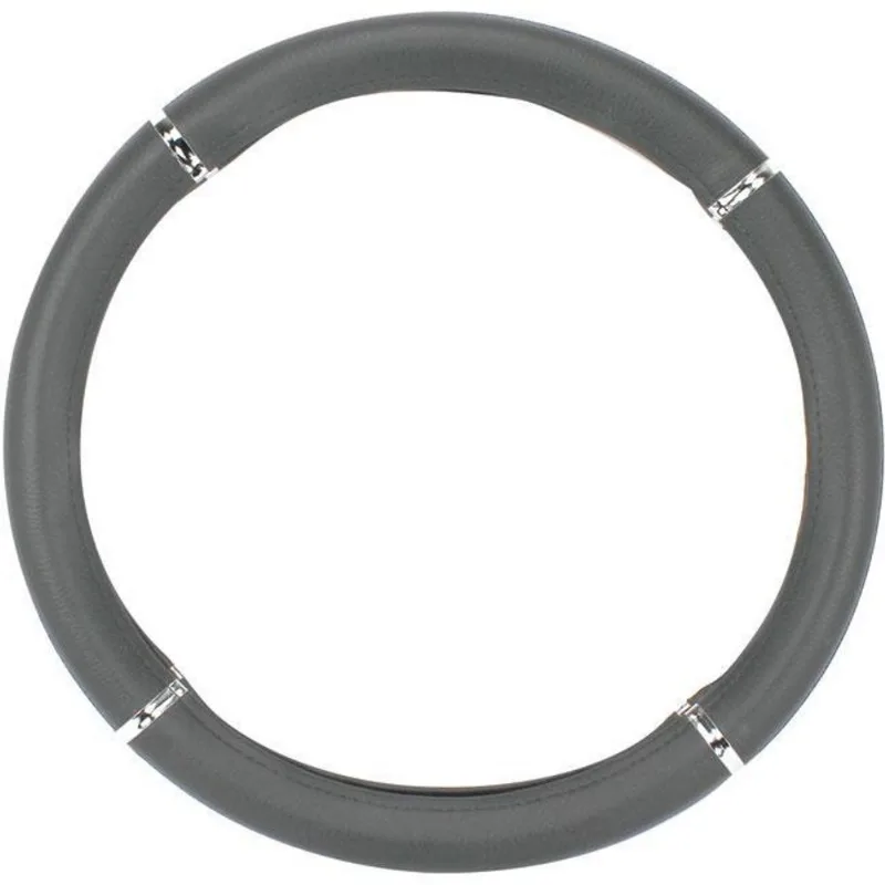 Capa Para Volante Gm Vectra Gt-x Cinza Cromo 38cm