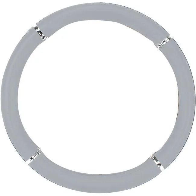 Capa Para Volante Fiat Coupe Prata Cromo 38cm