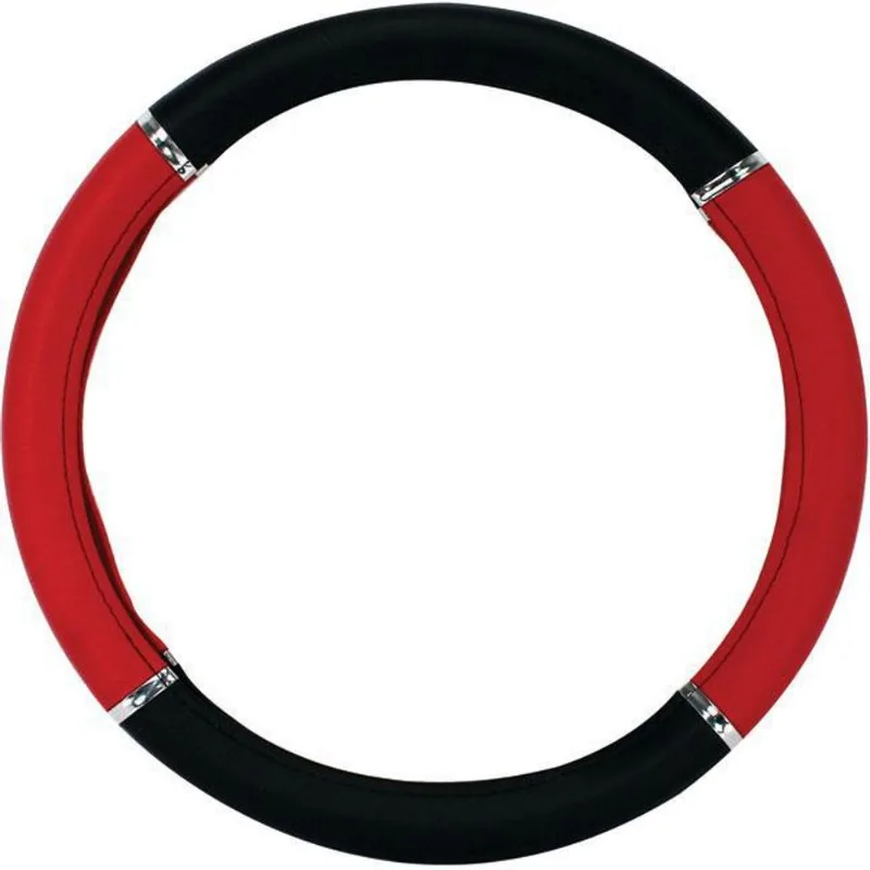 Capa Volante A6 A8 Avant Rs2 Preta Verm Cromo 38cm