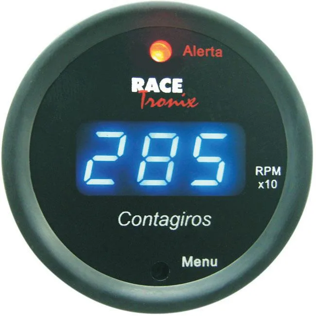 Conta Giro Seat Inca Digital Preto Display Azul