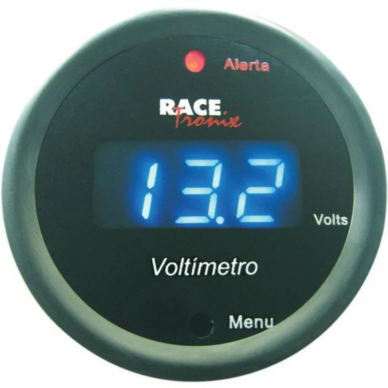Voltímetro Fiat Uno Linha Digital Display Azul