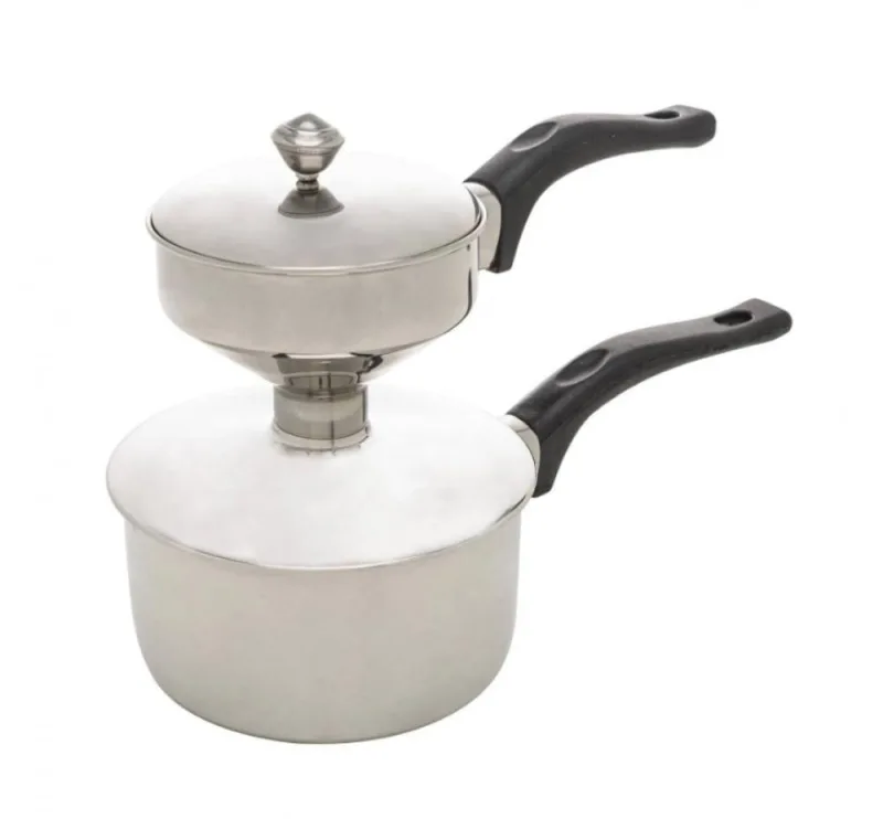 Cuscuzeira Individual Panela Cuscuz Inox 25cm - Lyor - Lyor - Utilidades Domesticas