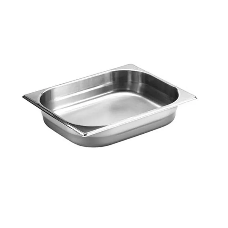 Kit 16 Cubas Com Tampa Gastronomicas Inox 1/9x65mm Brasinox