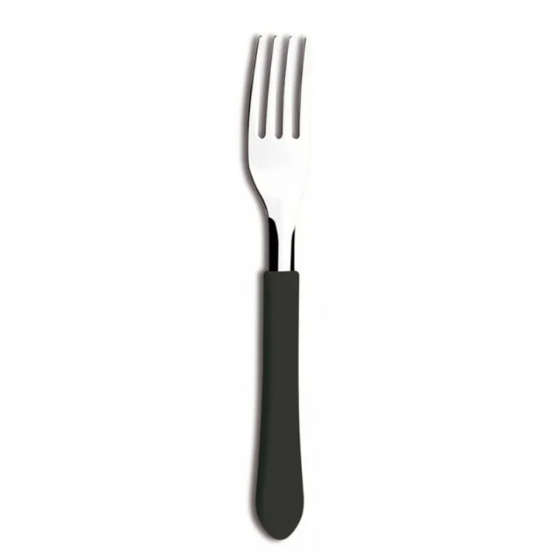 Kit 6 Garfo de Mesa Tramontina Leme Inox Preto