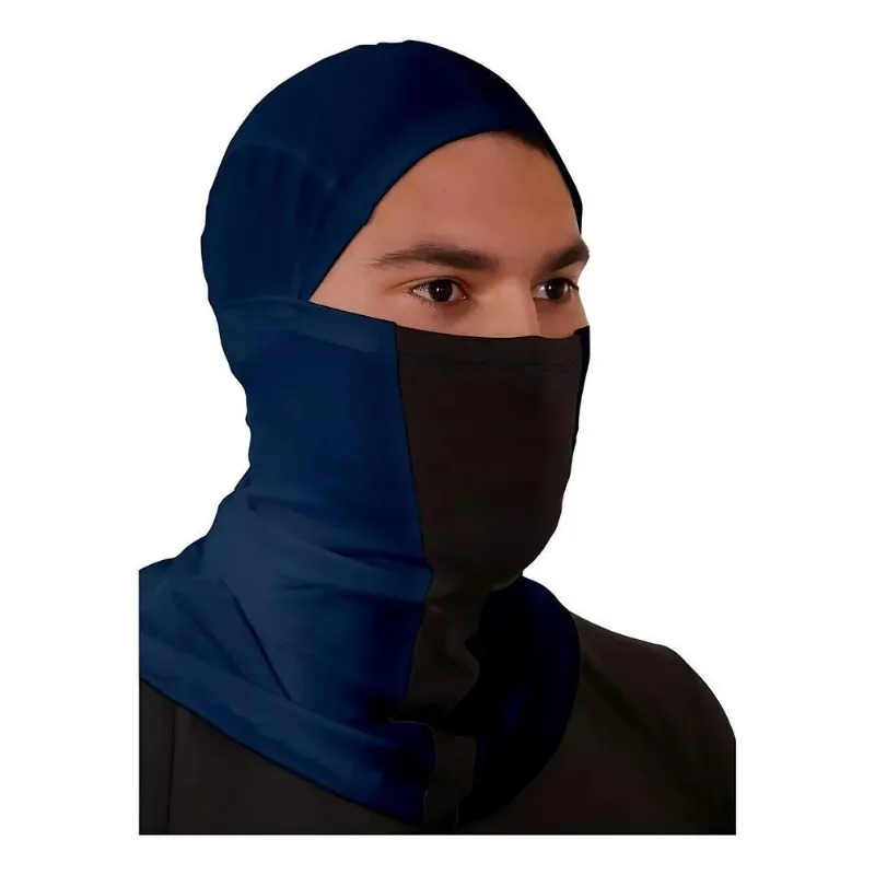 Touca Pesca Ninja Mascara Balaclava Azul Marinho Uv50+