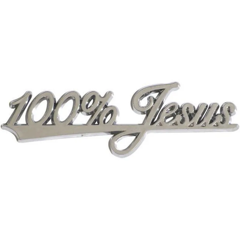 Emblema 100% Jesus Fox City 1.0mi/ 1.0mi 8v 3p