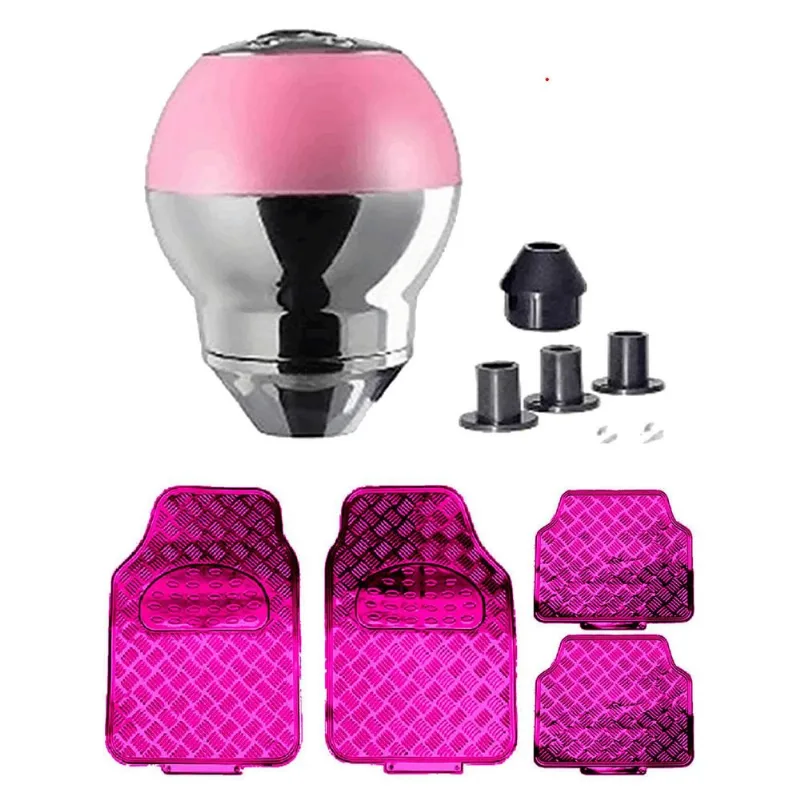 Tapete Rosa Brilho Bola Cambio Rosa Crom Nissan 350z
